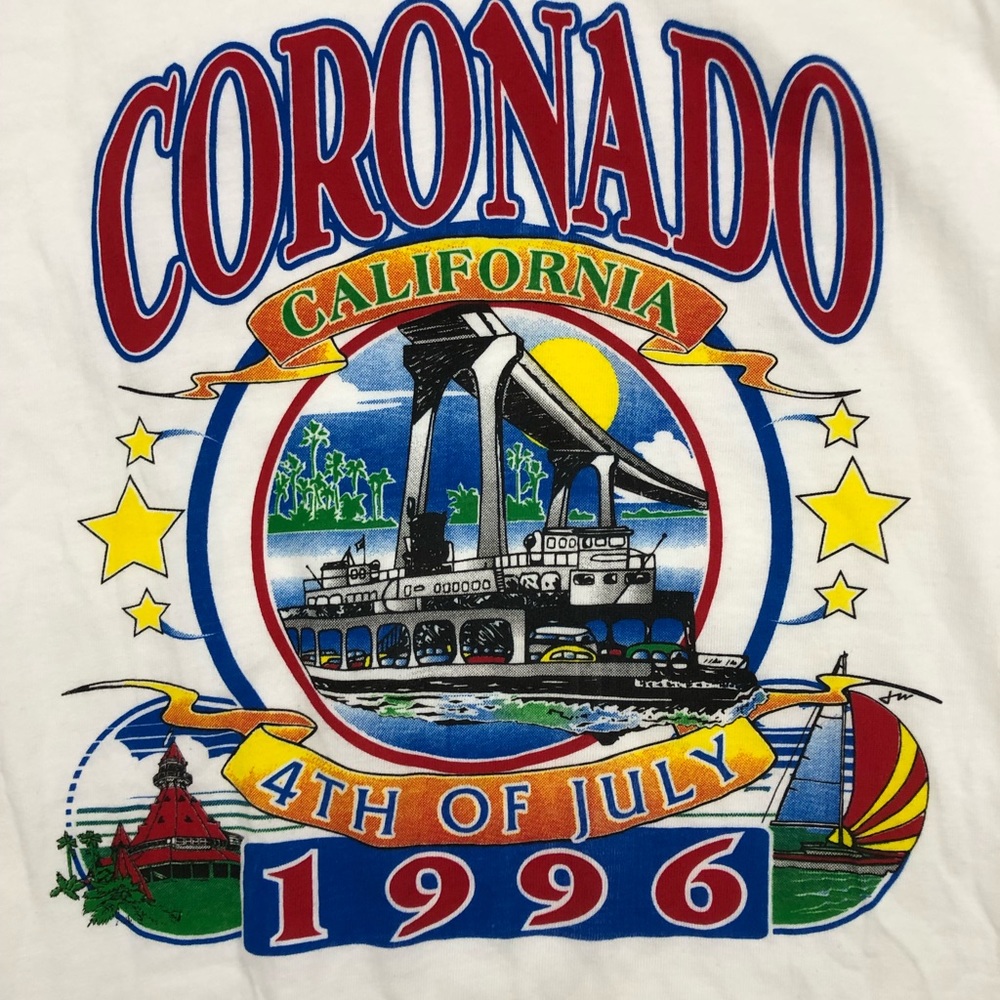 Vintage Coronado California 4th Of July T-shirt